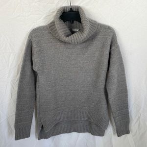 Elle Silver Turtleneck Sweater